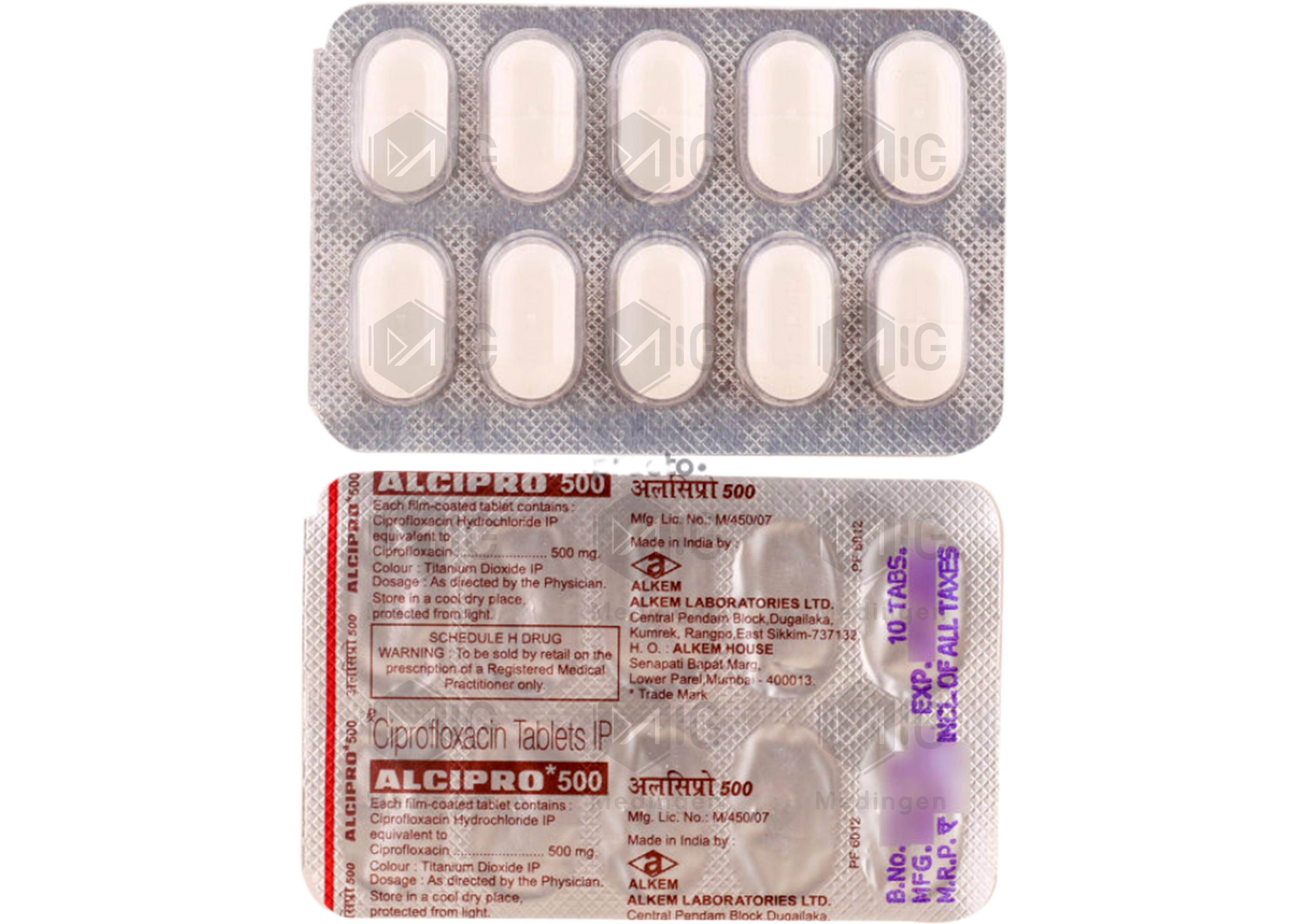 ALCIPRO 500MG